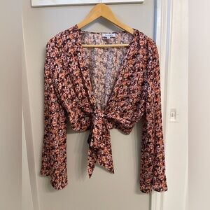 Vici collection front tie top